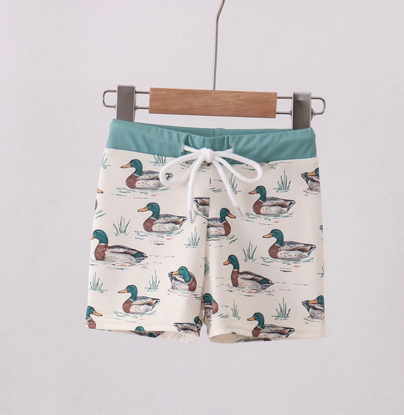 Sage Duck Swim Trunks
