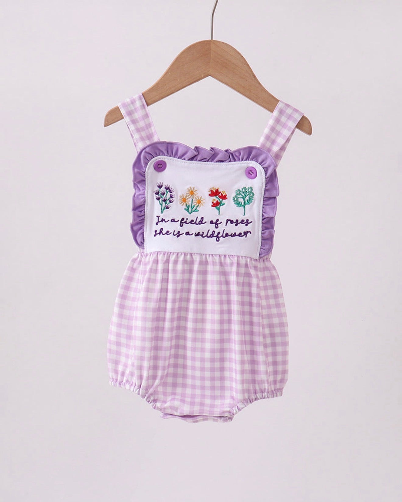 Embroidered Flower Bubble