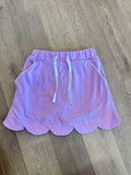 Scalloped Purple Skort