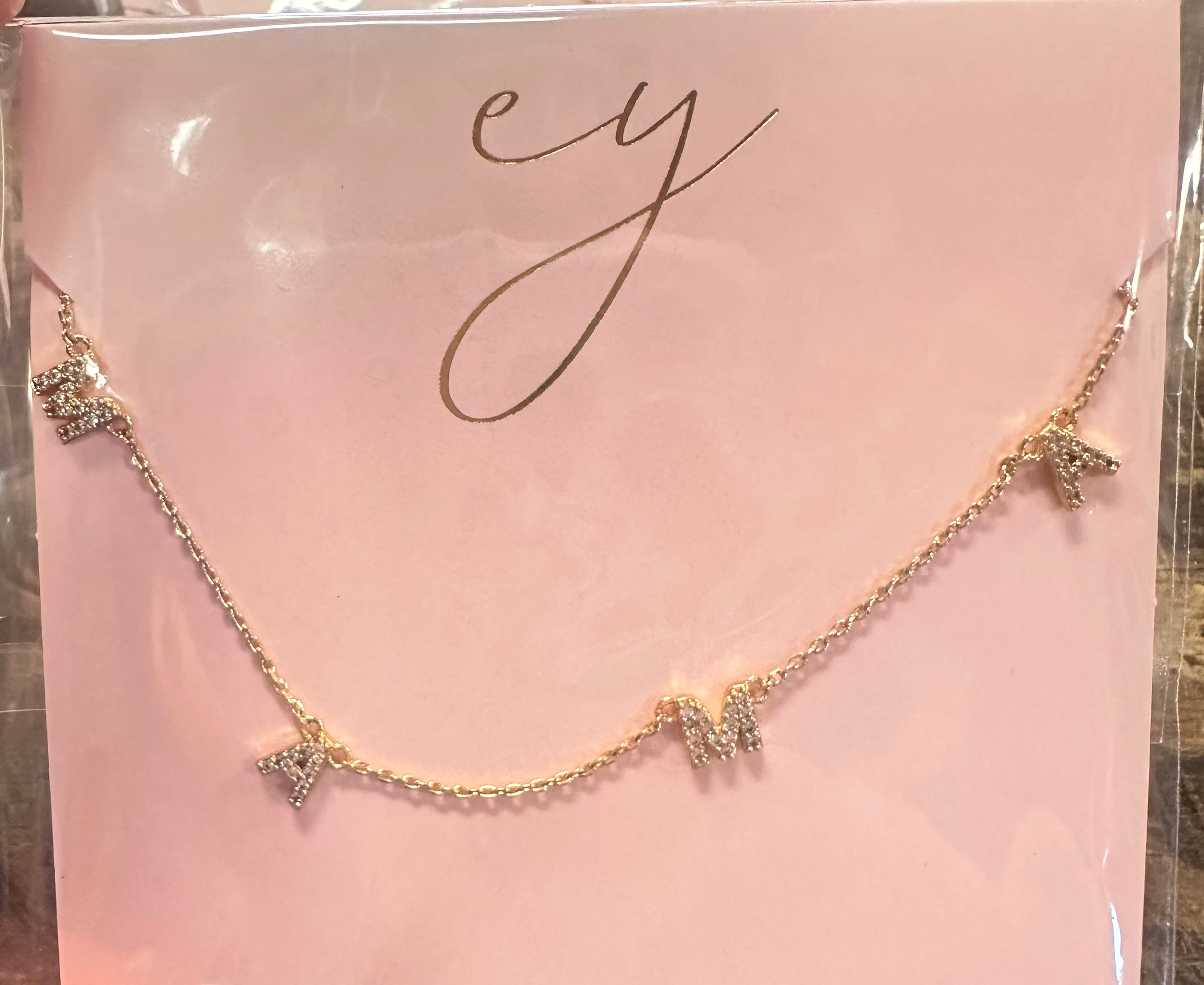 Sparkly MAMA Necklace