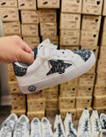 Black Glitter Star Sneakers
