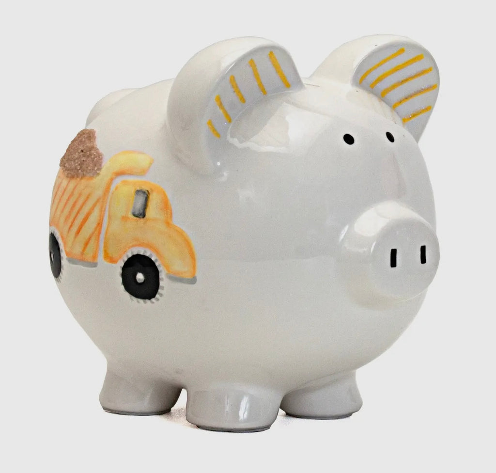 Digger Dump Truck Piggy Bank