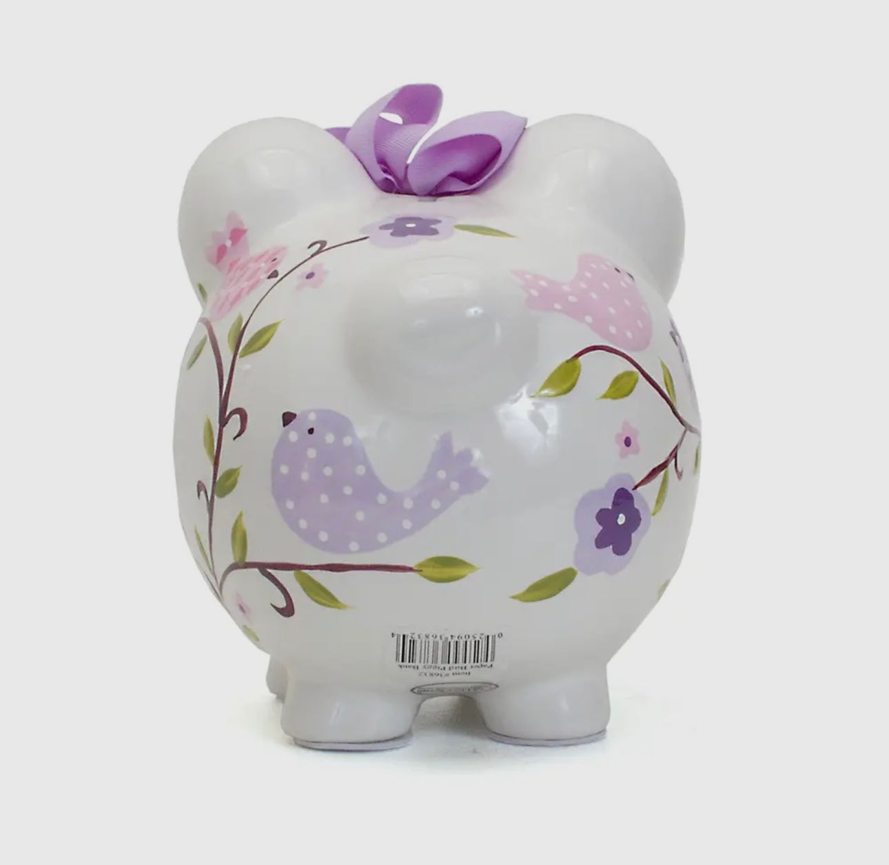 Purple Bird Piggy Bank