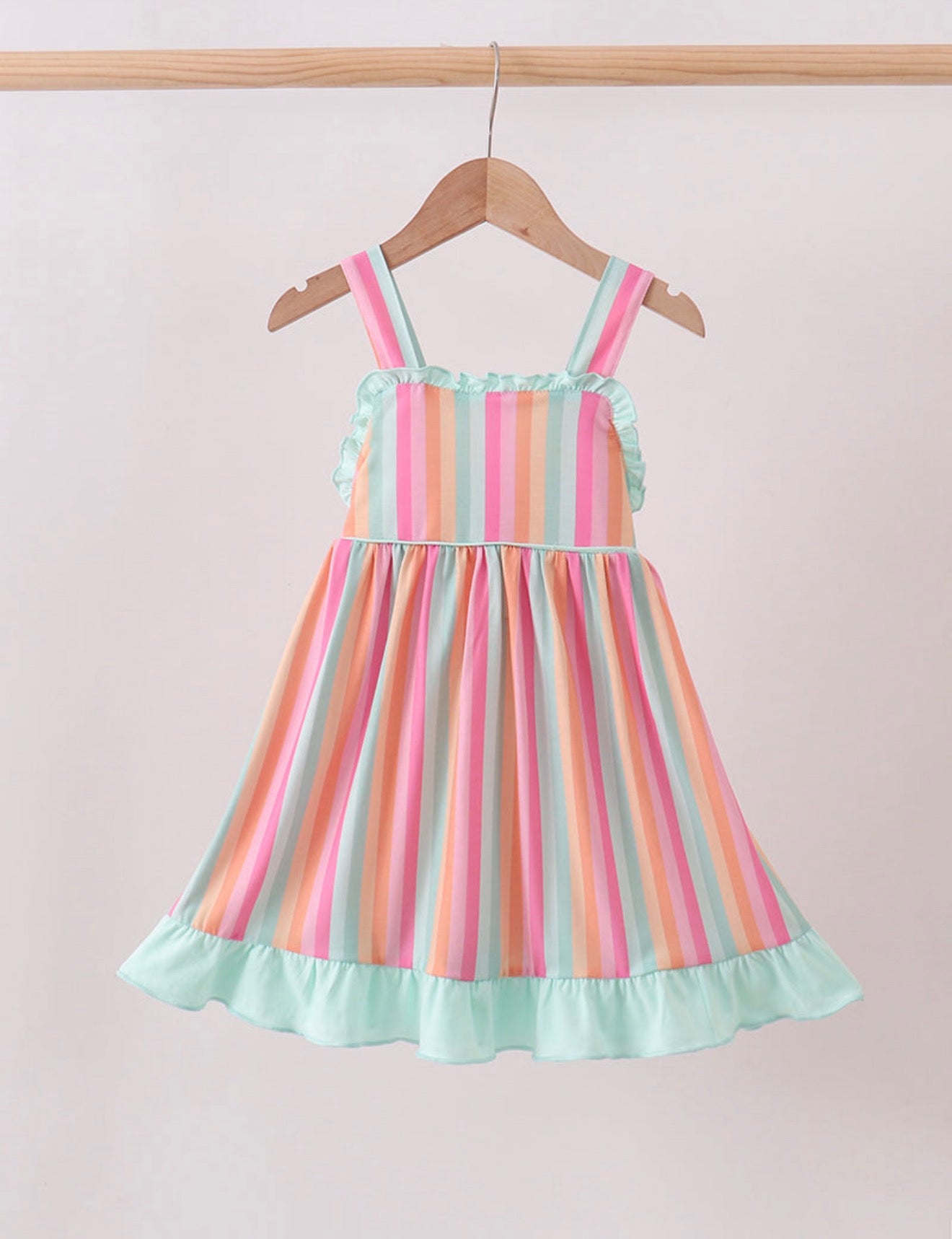 Rainbow Stripe Dress
