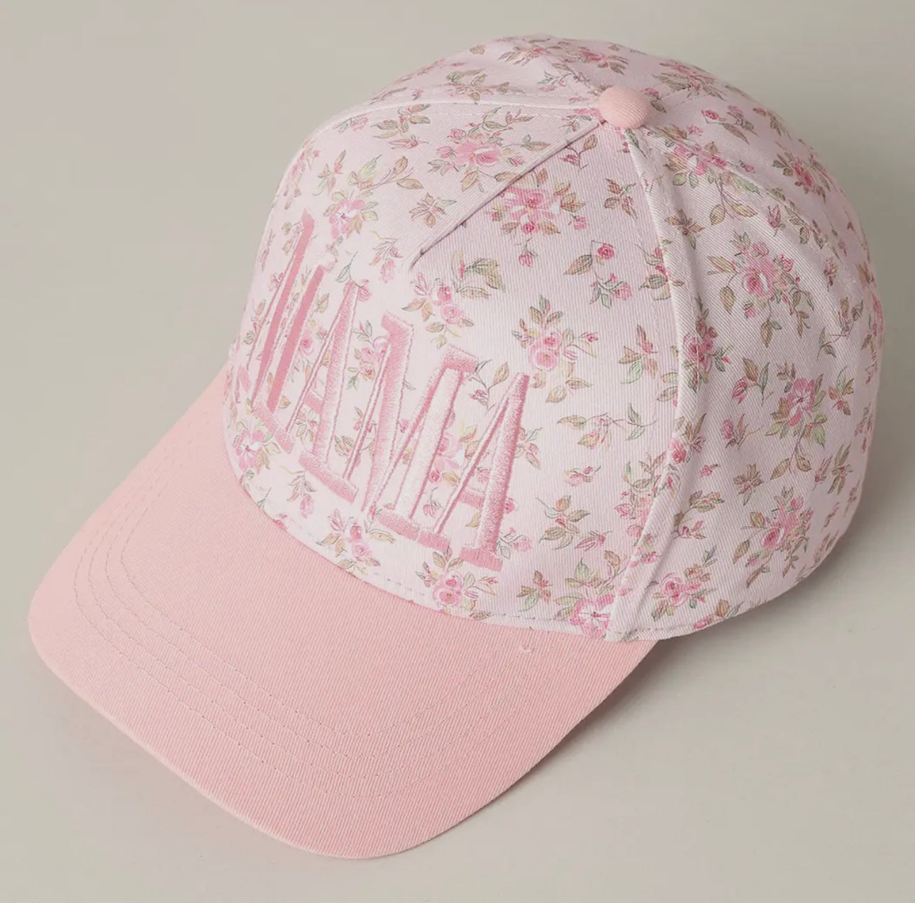 Pink Floral MAMA Hat