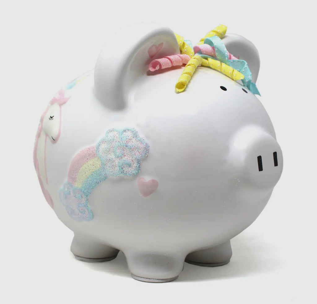 Unicorns and Rainbows Piggy Bank