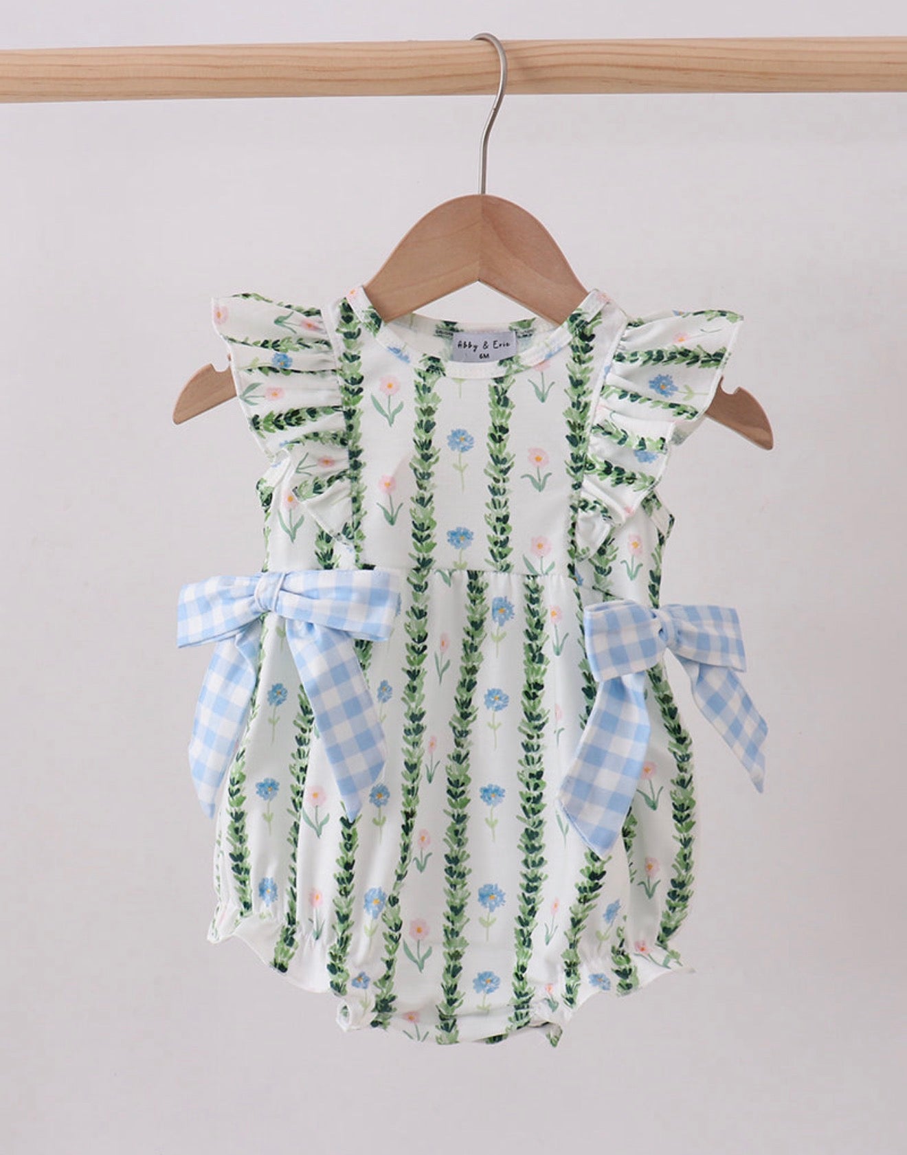 Floral and Gingham Bubble