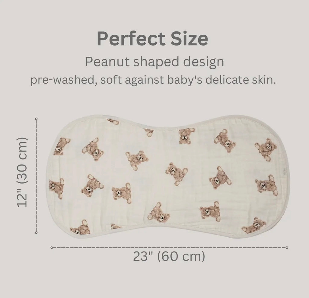Bamboo Muslin Burp Cloth Set