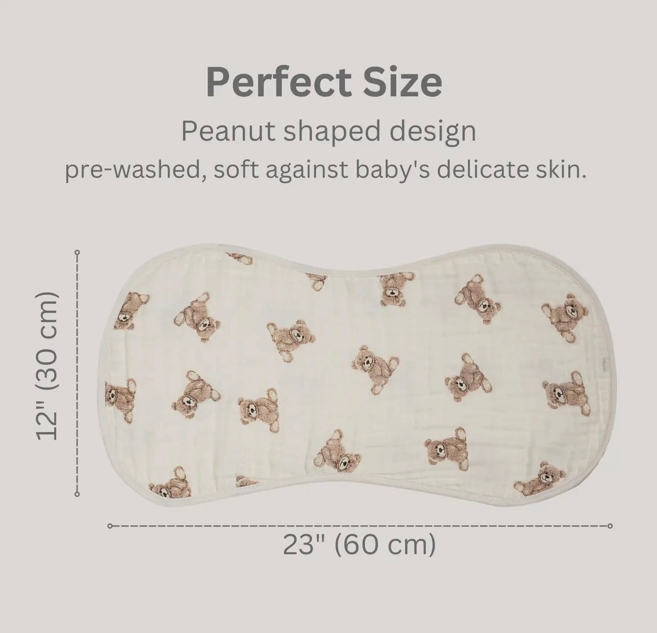 Bamboo Muslin Burp Cloth Set