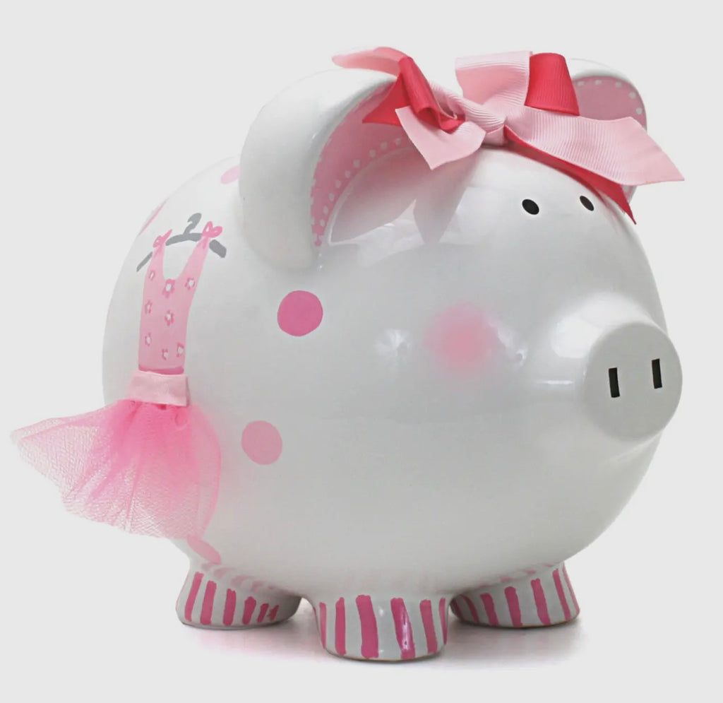 Pink Tutu Piggy Bank