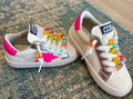 Hot Pink Star Sneakers