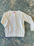 Ruffled Butts White Cardigan