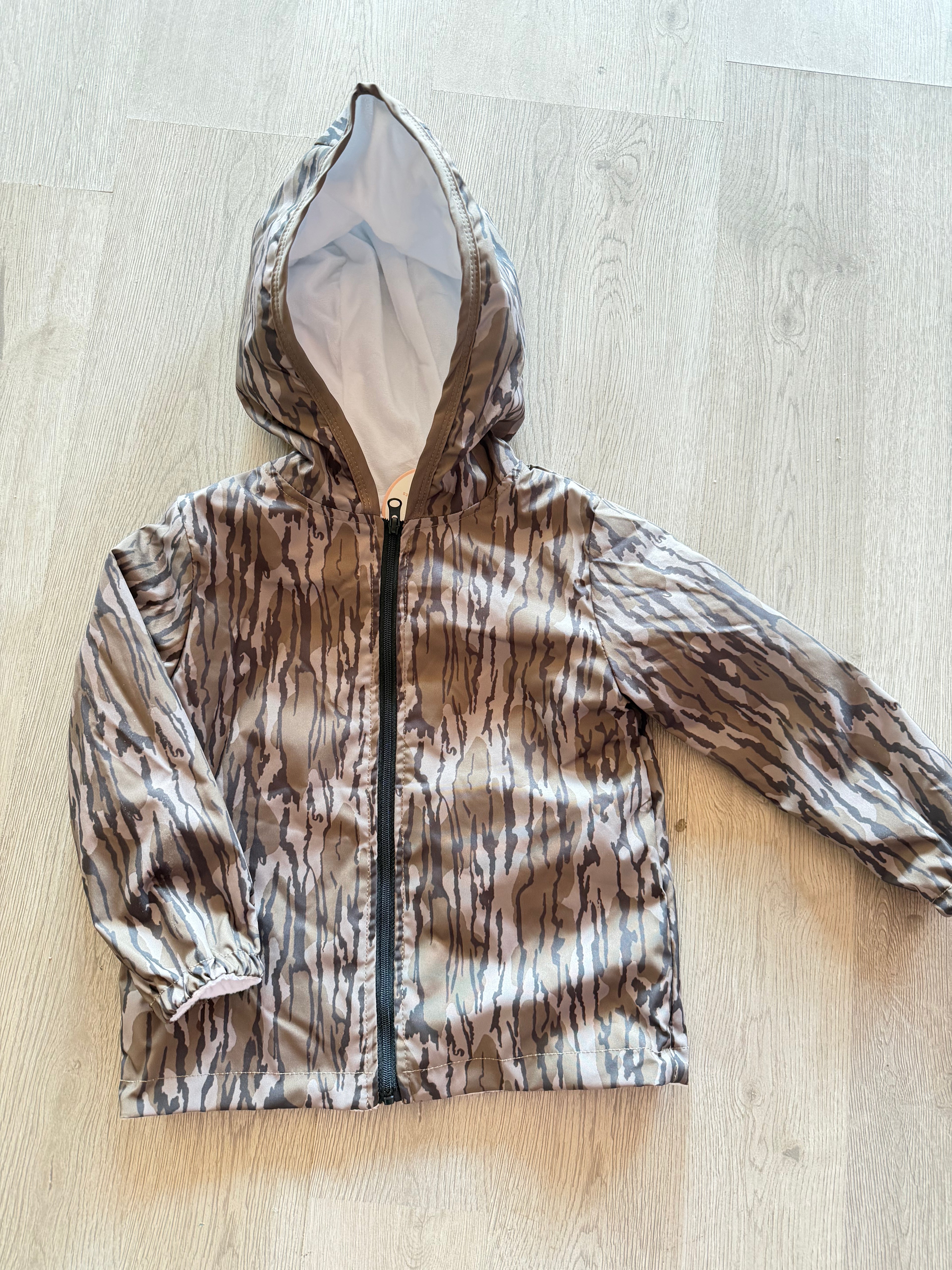 Camouflage Print Raincoat