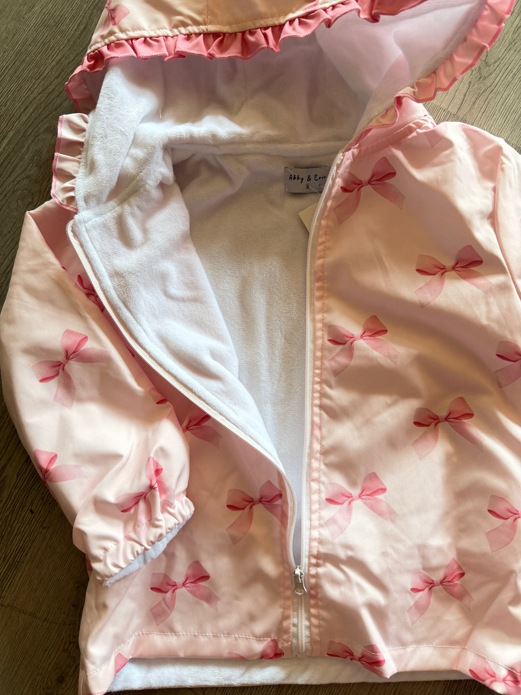 Pink Bow Raincoat
