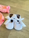 Velvet Ribbon Baby Shoe