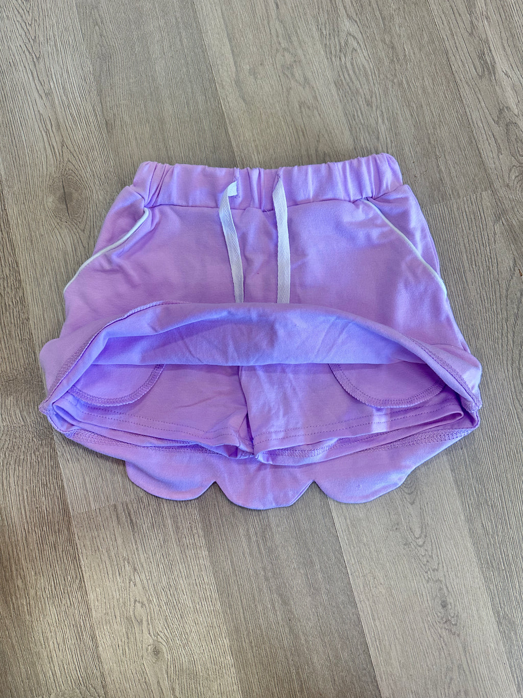 Scalloped Purple Skort