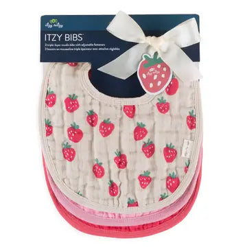 Strawberry Itzy Bibs