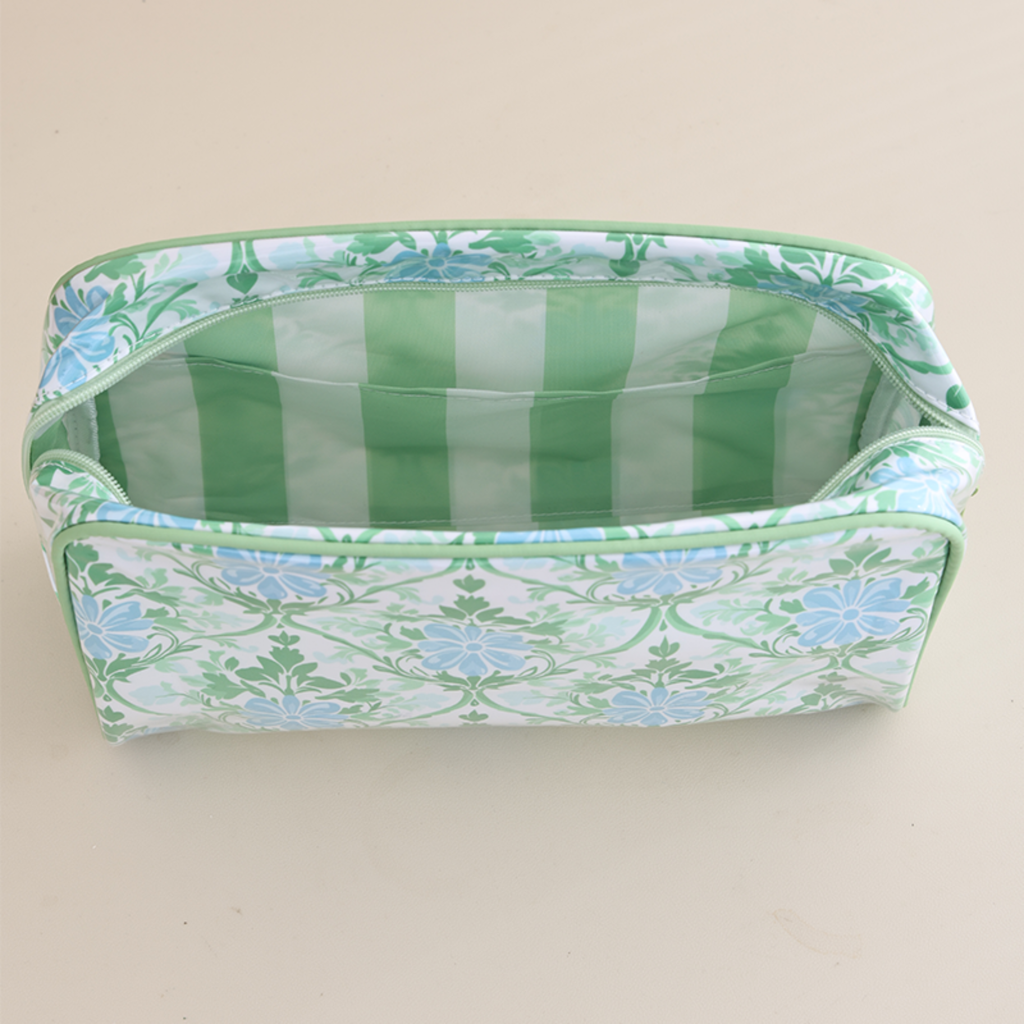 PVC Clear Coat Cosmetic Bag Make up Case Embroidery Blank