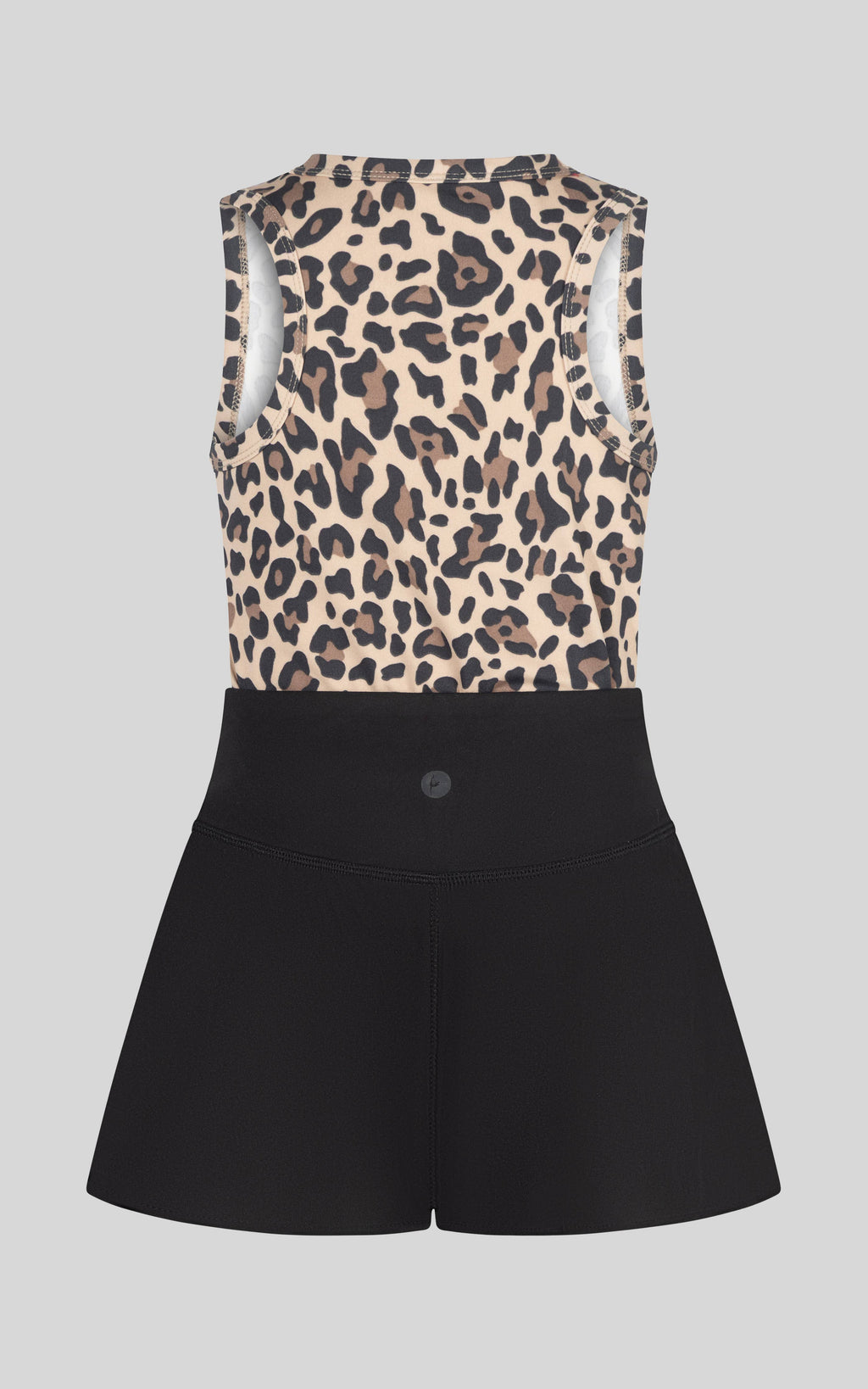 Little Girls Printed Tank and Crossover Shorts Set