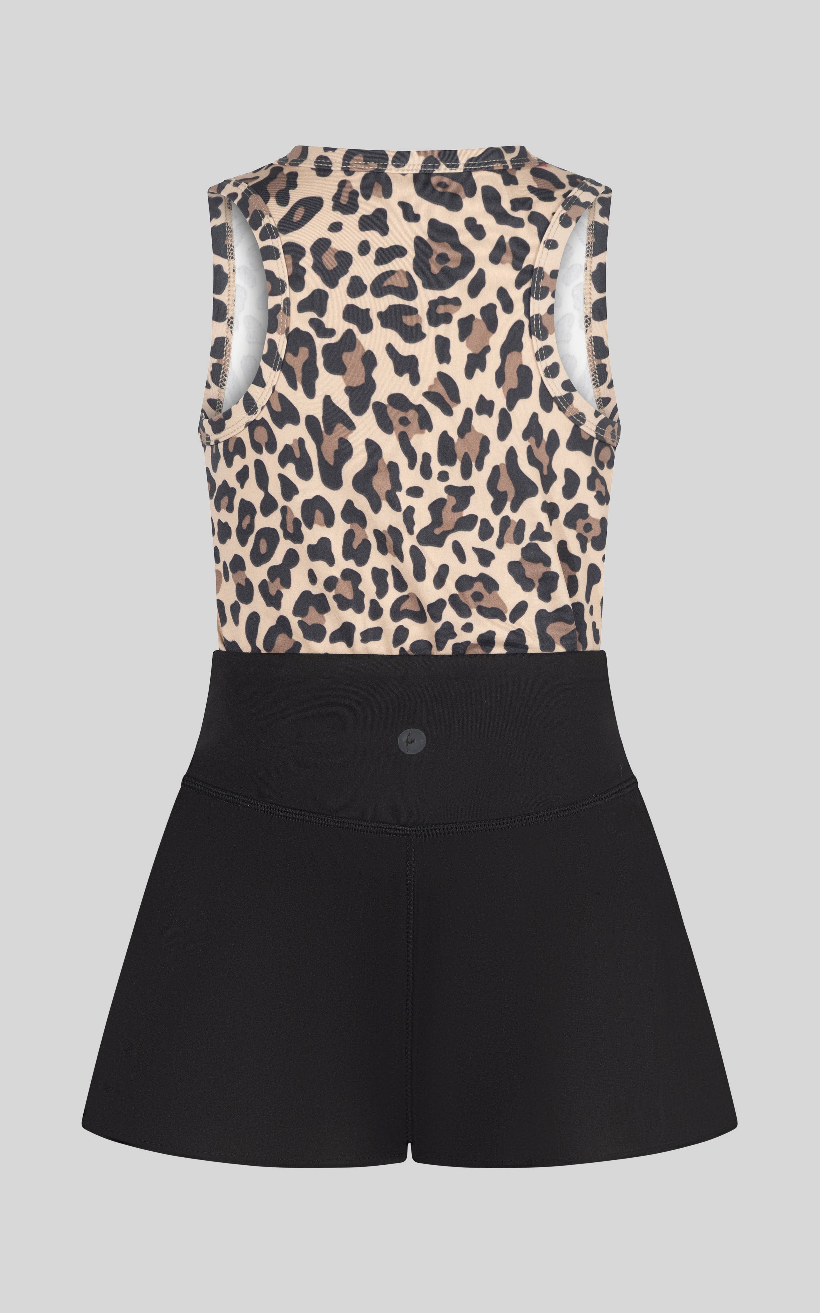 Little Girls Printed Tank and Crossover Shorts Set