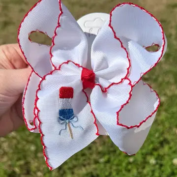 Red, White, and Blue Pop Bow
